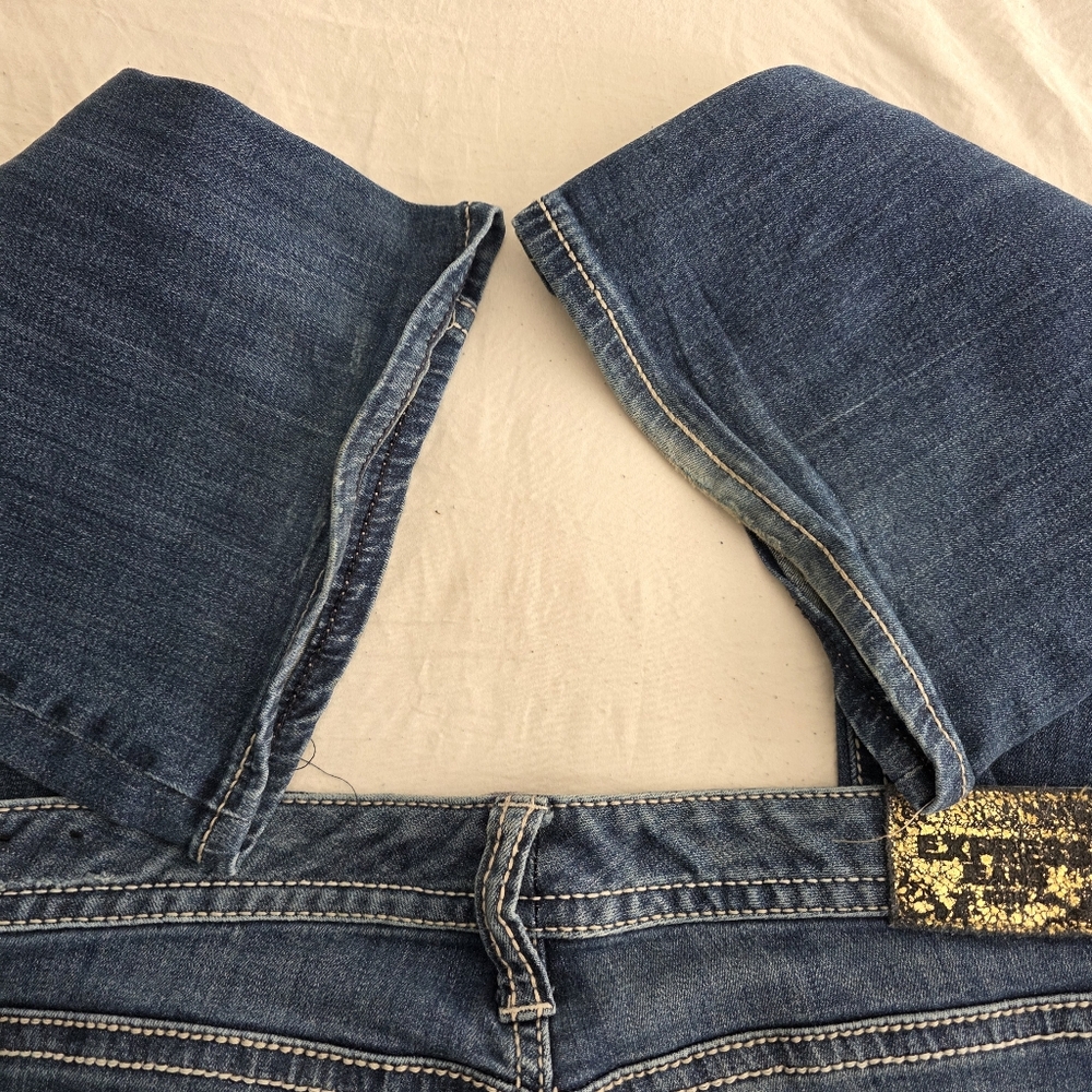 Express Mid Rise Bootcut Jeans 10L - Picture 8 of 11